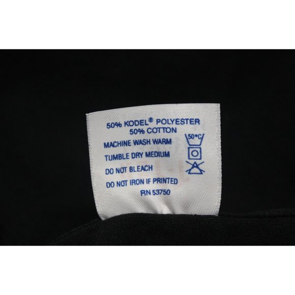 Hef-T by Tee Jays 80s 90s graphic print retro single stitch US made t-shirt M - Picture 9 of 12